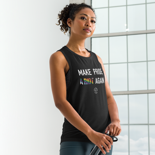 Make Pride a Riot Again Muscle Tank